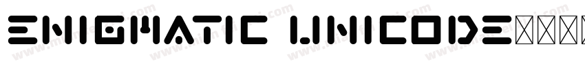 Enigmatic Unicode字体转换